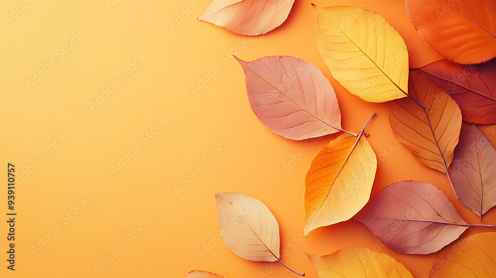 minimalist autumn background showcasing soft overlapping leaf outlines in rich, earthy colors, giving a natural and tranquil vibe minimalist autumn background showcasing soft overlapping leaf outlines in rich, earthy colors, giving a natural and tranquil vibe