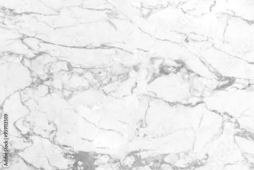 White marble texture with natural pattern for background or design artwork.