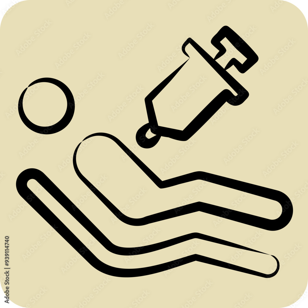 Icon Euthanasia. related to Seath symbol. hand drawn style. simple illustration Icon Euthanasia. related to Seath symbol. hand drawn style. simple illustration