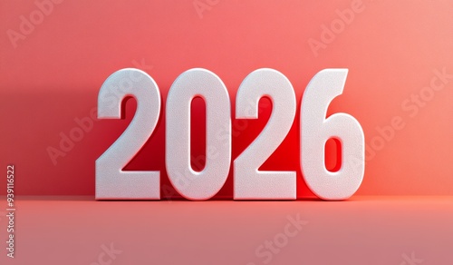 2026 New Year text effect