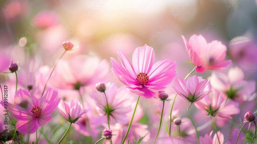 Many beautiful flowers background illustration. Many beautiful flowers background illustration.