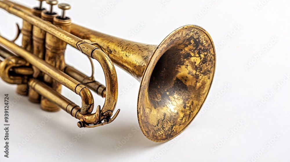 Obraz premium photo of a vintage trumpet
