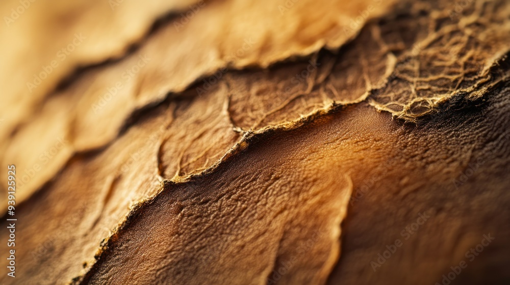 Close-up of Textured Brown Surface with Wrinkles and Lines Close-up of Textured Brown Surface with Wrinkles and Lines