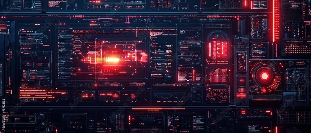 A digital interface displaying multiple layers of hacker security, with creative strategies employed to protect against digital risks A digital interface displaying multiple layers of hacker security, with creative strategies employed to protect against digital risks