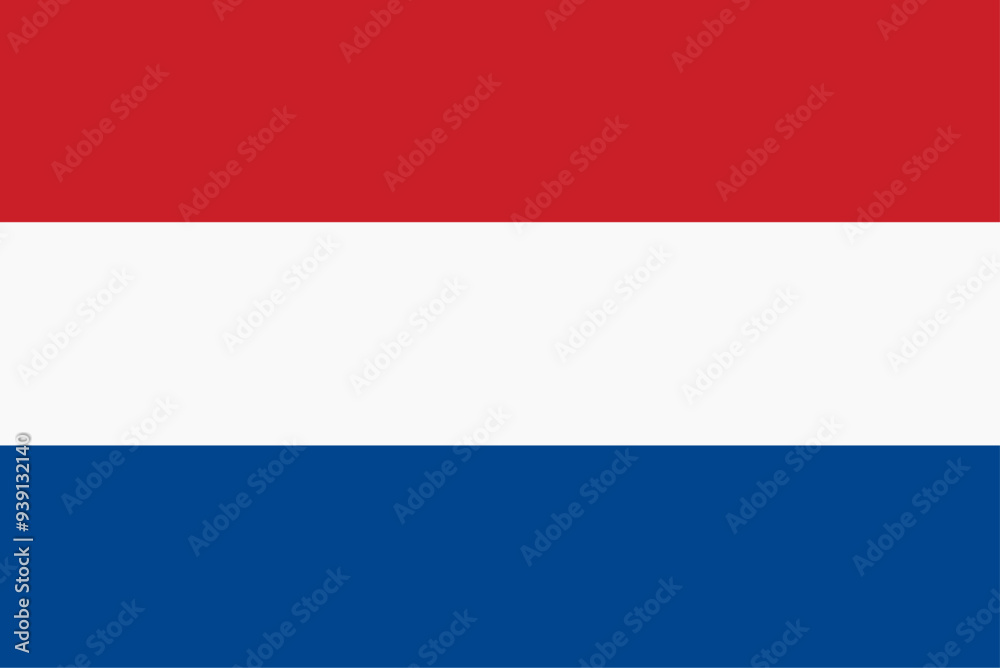 Illustration of Netherlands flag Illustration of Netherlands flag