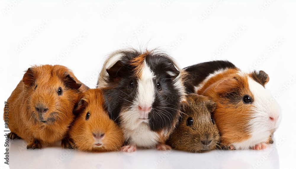モルモットのポートレート(guinea pigs portrait white background )
モルモットのポートレート(guinea pigs portrait white background )
