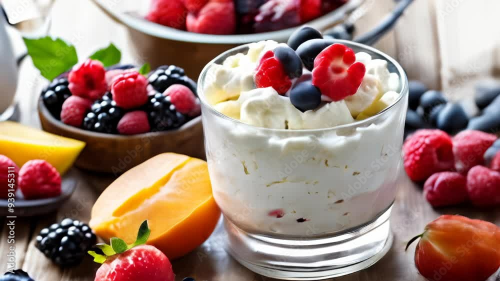 Deliciously fruity yogurt parfait with a twist of citrus Deliciously fruity yogurt parfait with a twist of citrus