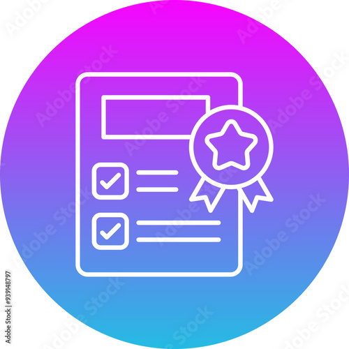 Report Card Icon