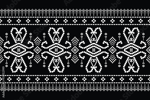 black and white lace