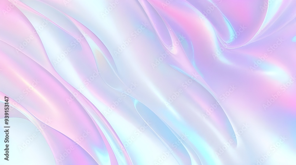 Holographic background seamless trendy iridescent light foil texture. Soft holographic pastel unicorn marble background pattern. Modern pearlescent blurry abstract swirl illustration.
Holographic background seamless trendy iridescent light foil texture. Soft holographic pastel unicorn marble background pattern. Modern pearlescent blurry abstract swirl illustration.
