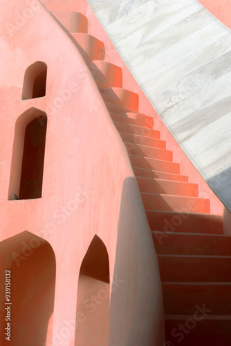 Jaipur Architecture- Jantar mantar, Hawa Mahal , Amber Fort photo