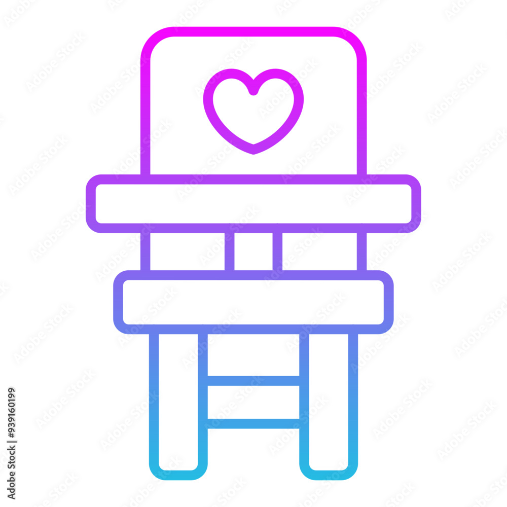 Baby chair Icon Baby chair Icon