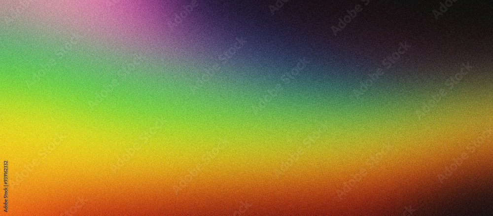 Obraz premium Colorful gradient background with subtle noise texture. Ideal as a backdrop or banner for modern designs, enhancing visual appeal with a smooth, vibrant gradient.