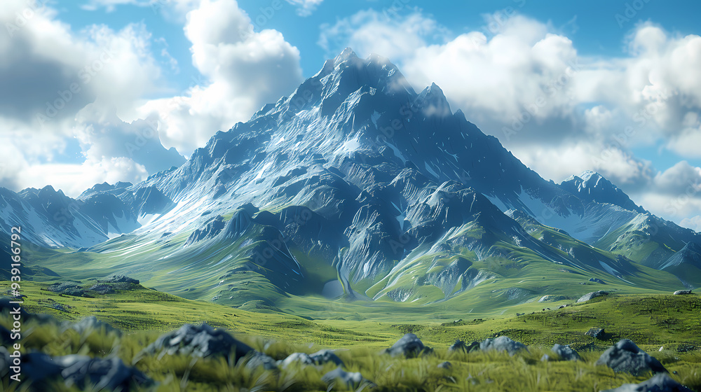 low square mountain ridge,stockphoto style low square mountain ridge,stockphoto style