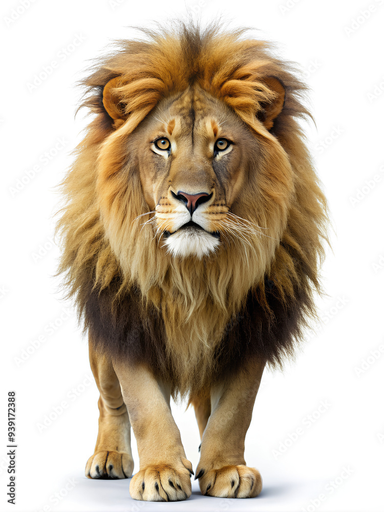Lion isolated on white Lion isolated on white