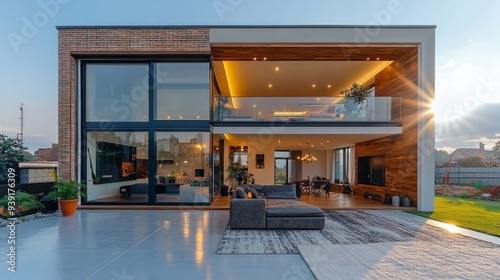 Smart home technology with automated devices, IoT integration, and advanced control systems photo