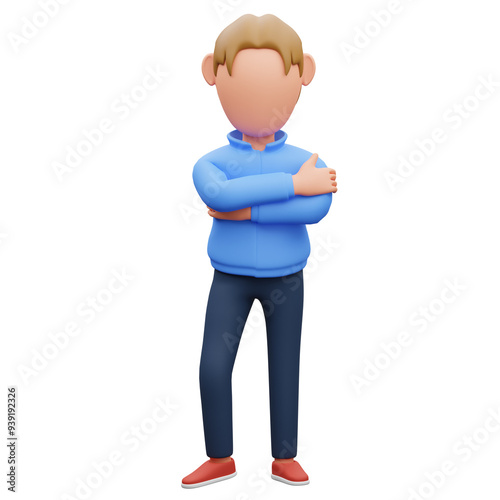 Man 3d illustration