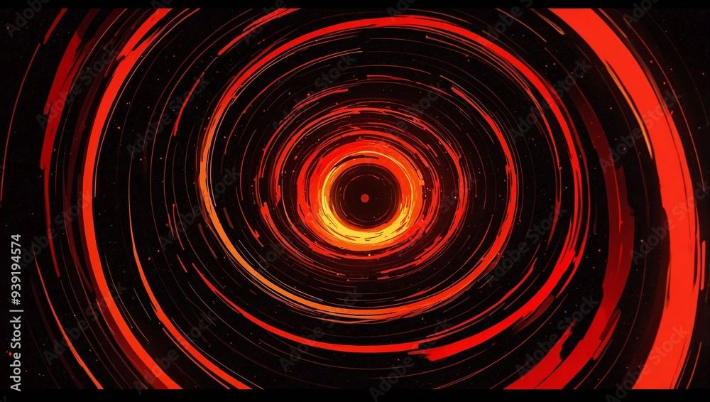 Inferno of Energy: A fiery vortex of energy swirls in a mesmerizing dance of red and orange hues, captivating the eye with its ethereal beauty and raw power. 