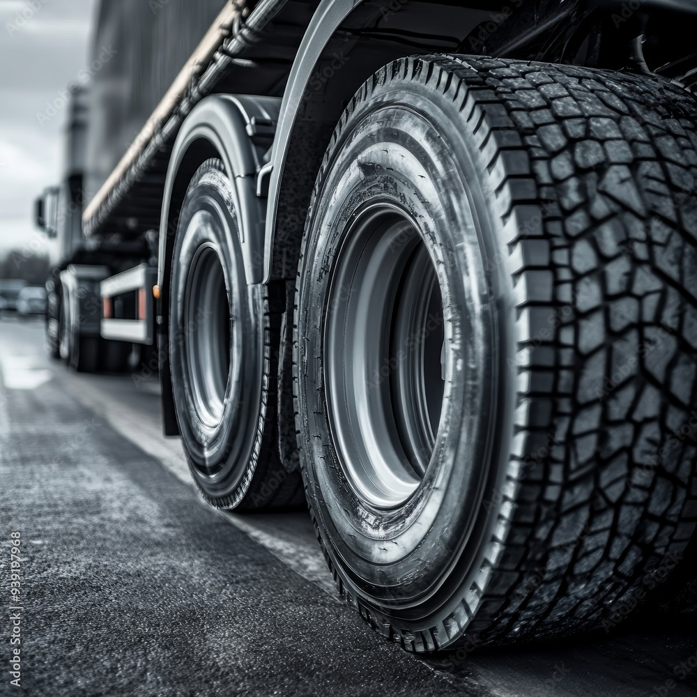 Big Semi Truck Wheels Tires. Rubber, Tyres. Tractor Truck. Freight Trucks Logistics Transport. Auto Service Shop Big Semi Truck Wheels Tires. Rubber, Tyres. Tractor Truck. Freight Trucks Logistics Transport. Auto Service Shop
