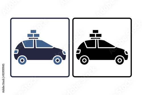Car icon. icon related to action plan. suitable for web site, app, user interfaces. solid icon style