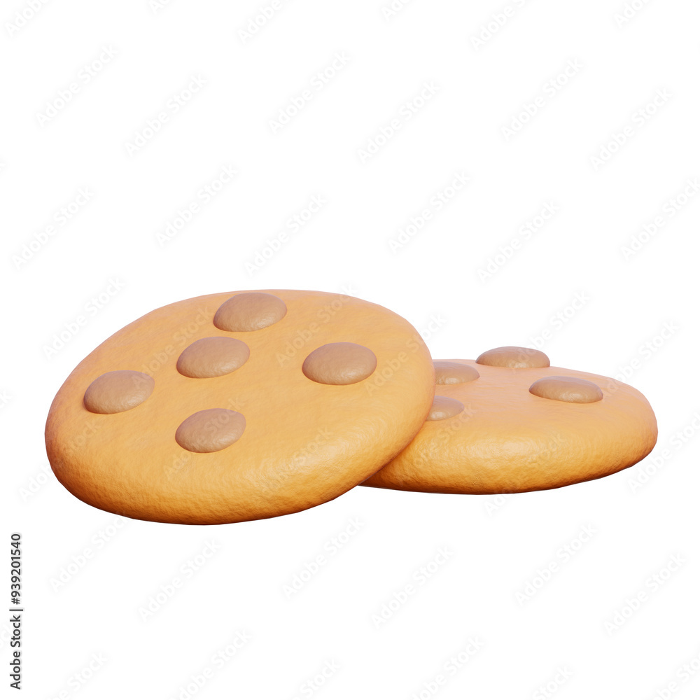 3d Cookies, Bakery dessert, Baking tools, 3D rendering. 3d Cookies, Bakery dessert, Baking tools, 3D rendering.