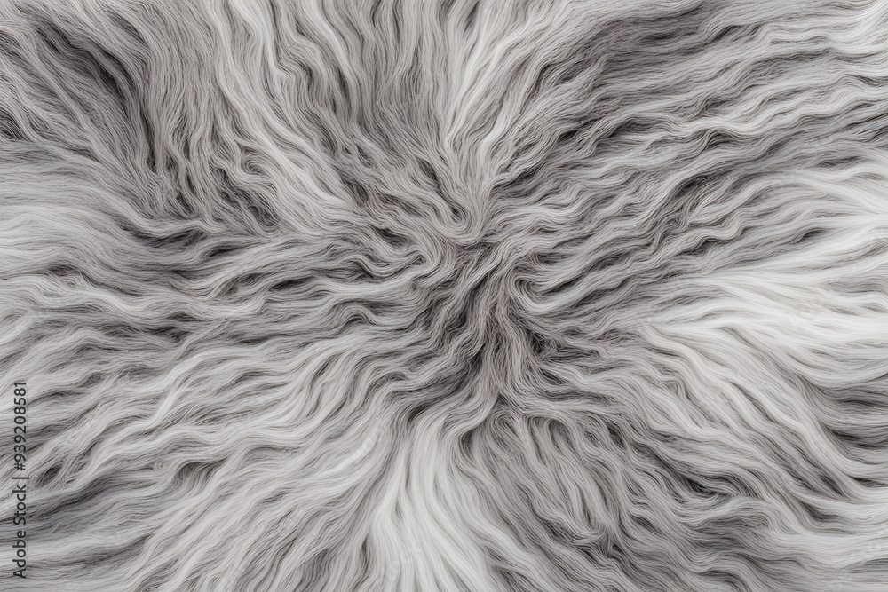 A koala fur texture background in shades of gray and white, AI Generated A koala fur texture background in shades of gray and white, AI Generated