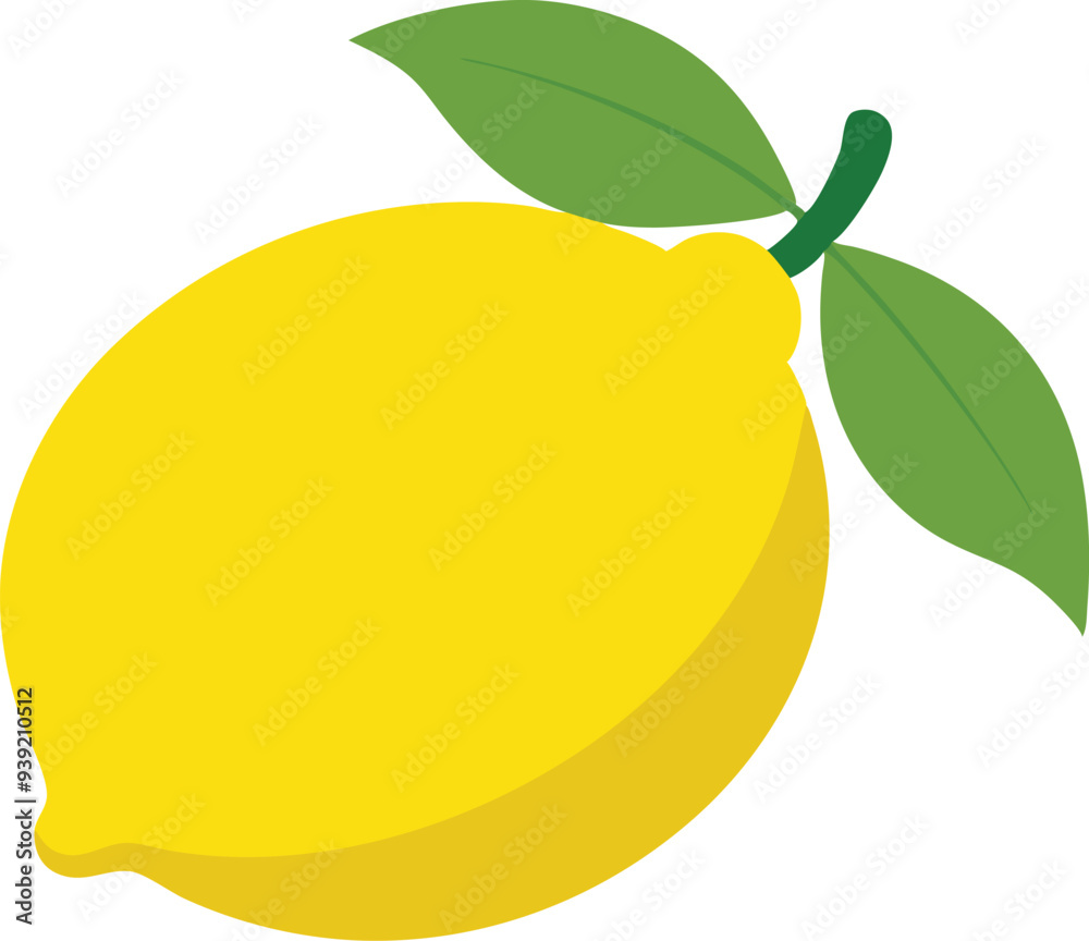 lemon silhouette on a white background lemon silhouette on a white background