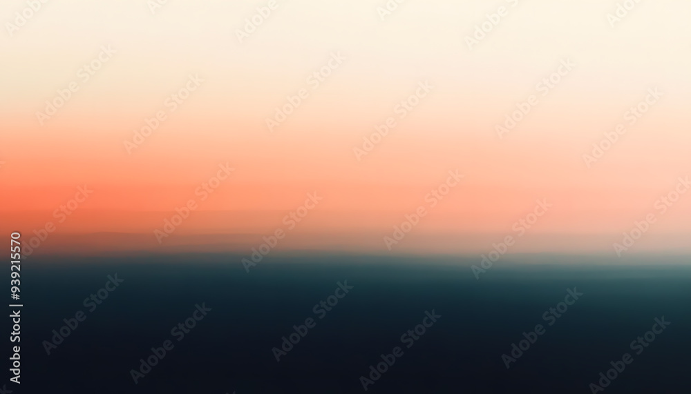 Obraz premium A simple gradient transitioning from a light to dark shade, creating a calm and soothing backdrop