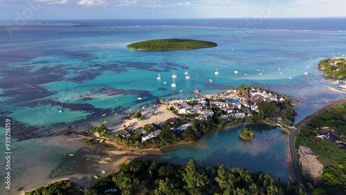 Fotografie Blue Bay At Port Louis In Mauritius Island Mauritius