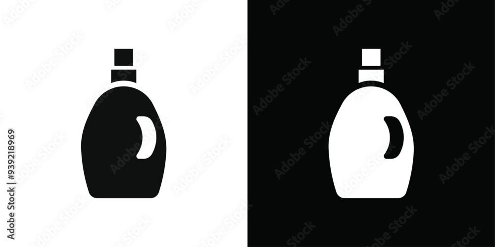 Softener clothes dirt icon Black line art vector logo set Softener clothes dirt icon Black line art vector logo set