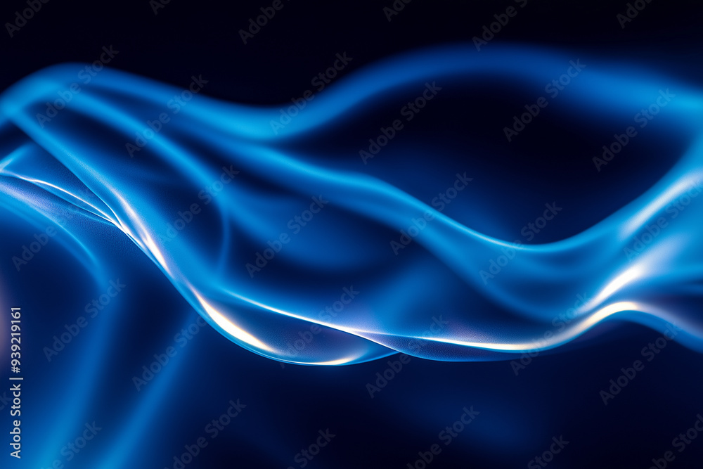 Obraz premium Gradient blue background vector design