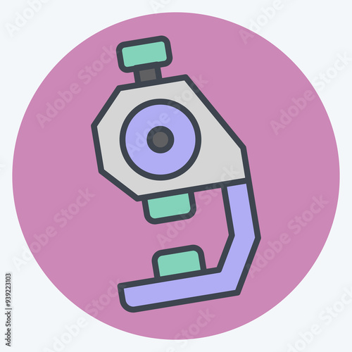 Icon Dial Galige. related to Measuring symbol. color mate style. simple illustration