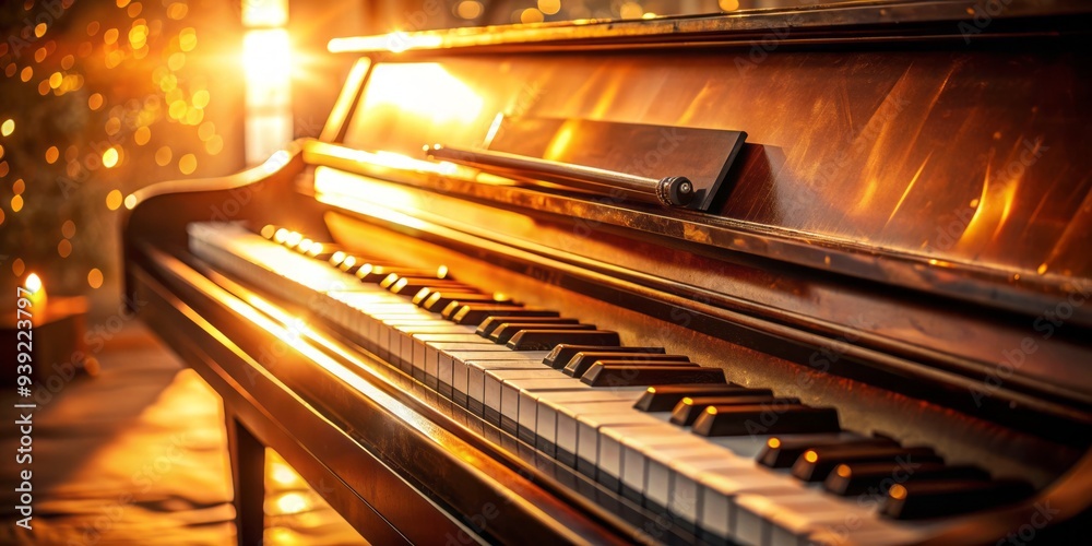 Sentimental Piano Pulse: Slow melodies, melancholic piano notes, warm amber tones, nostalgic emotions, introspection Sentimental Piano Pulse: Slow melodies, melancholic piano notes, warm amber tones, nostalgic emotions, introspection