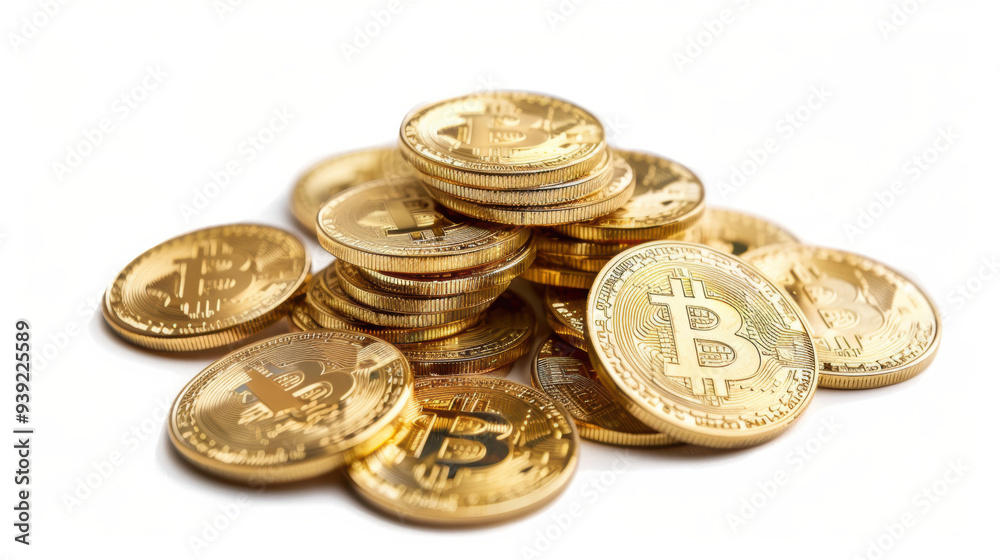 Cryptocurrency blockchain Bitcoin crypto currency coin economy wealth financial trends wallet altcoin exchange isolated white background Cryptocurrency blockchain Bitcoin crypto currency coin economy wealth financial trends wallet altcoin exchange isolated white background