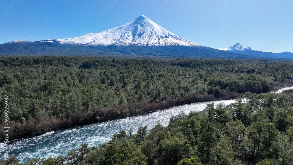 Volcan Osorno At Puerto Varas In Los Lagos Chile. Volcano Landscape. Sky Clouds Background. Los Lagos Chile. Snowcapped Mountain. Volcan Osorno At Puerto Varas In Los Lagos Chile. Volcan Osorno At Puerto Varas In Los Lagos Chile. Volcano Landscape. Sky Clouds Background. Los Lagos Chile. Snowcapped Mountain. Volcan Osorno At Puerto Varas In Los Lagos Chile.