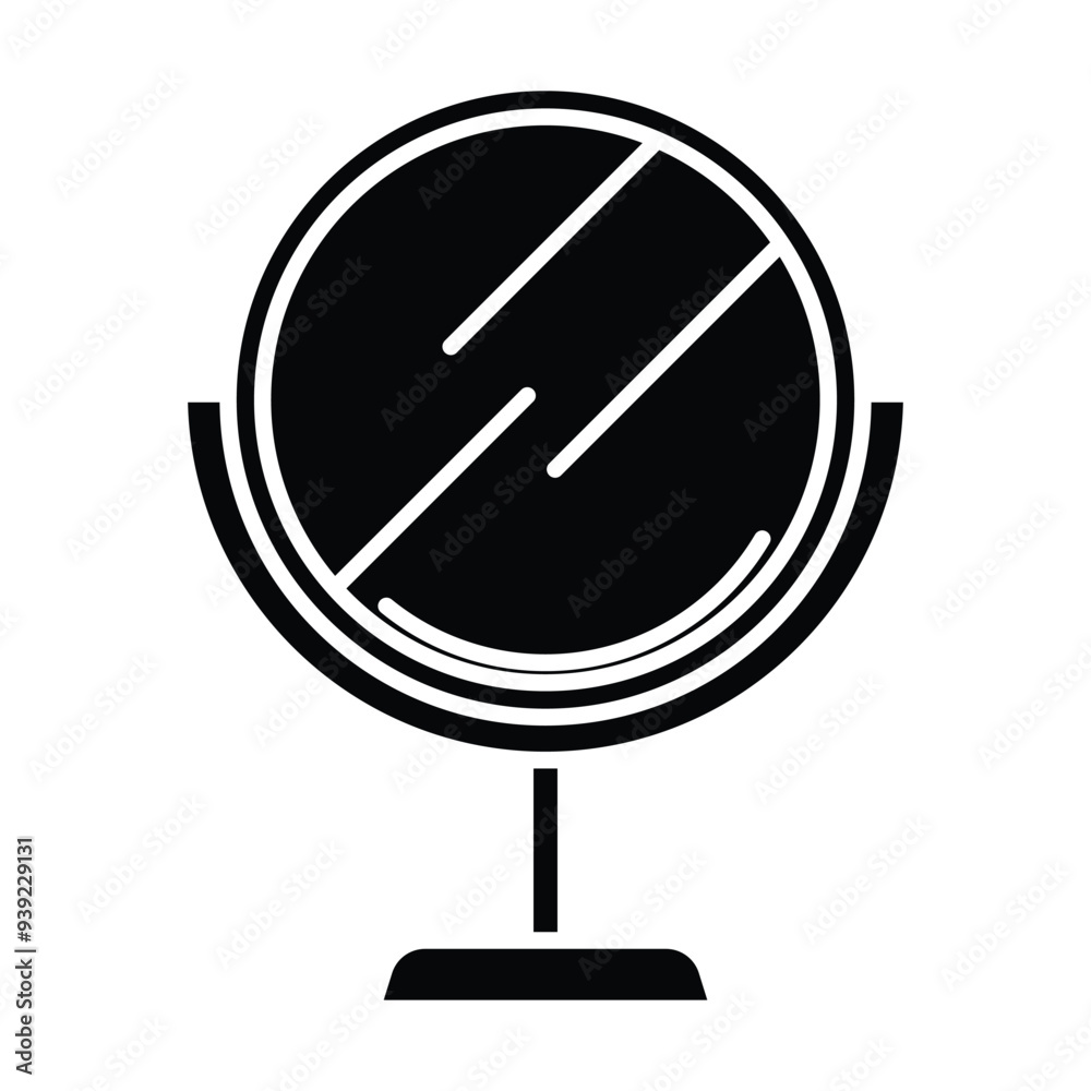 mirror icon vector on white background mirror icon vector on white background