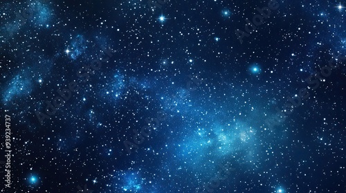 Wallpaper Mural Galaxy shiny stars background  fabric seamless print or textile vector background. Torontodigital.ca