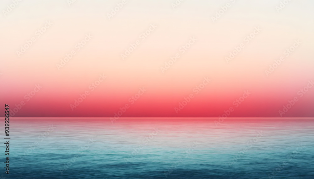 Obraz premium A simple gradient transitioning from a light to dark shade, creating a calm and soothing backdrop