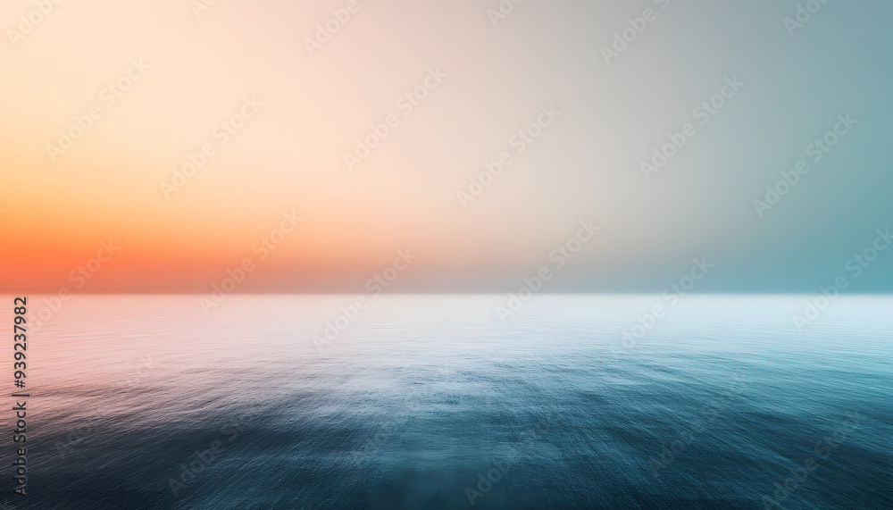 Obraz premium A simple gradient transitioning from a light to dark shade, creating a calm and soothing backdrop