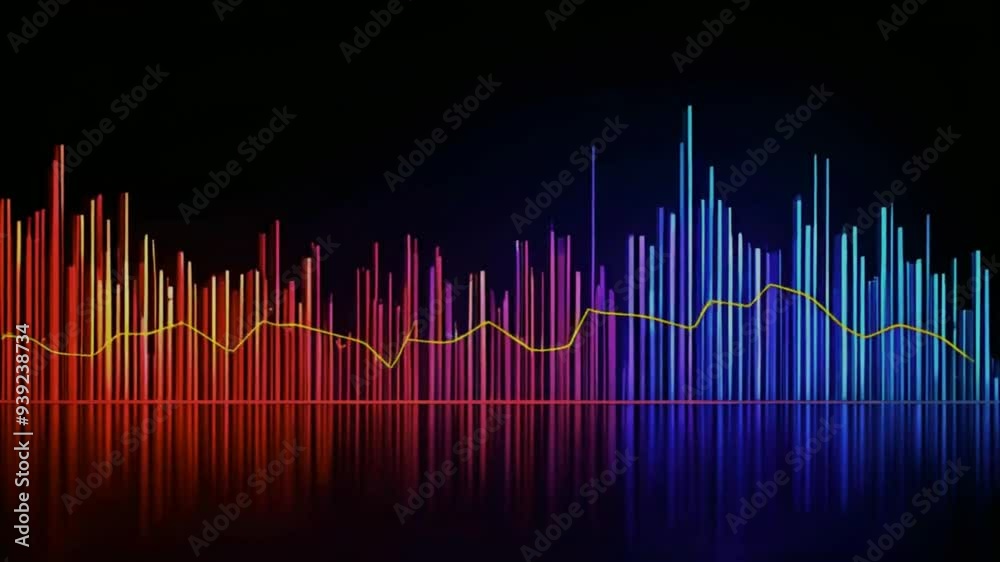 Animation of a Sound Wave During Recording - 4K Animation of a Sound Wave During Recording - 4K