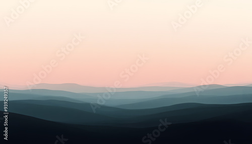 A simple gradient transitioning from a light to dark shade, creating a calm and soothing backdrop