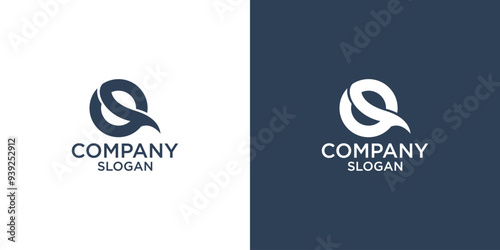 letter q abstract monogram logo vector design