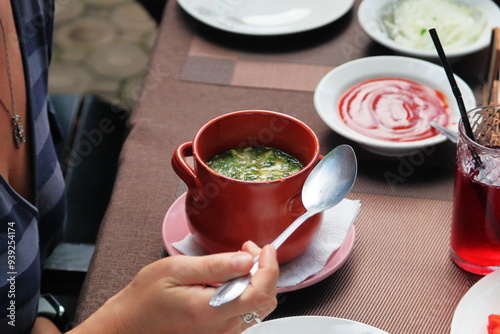 Russian okroshka