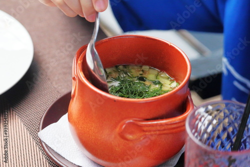 Russian okroshka