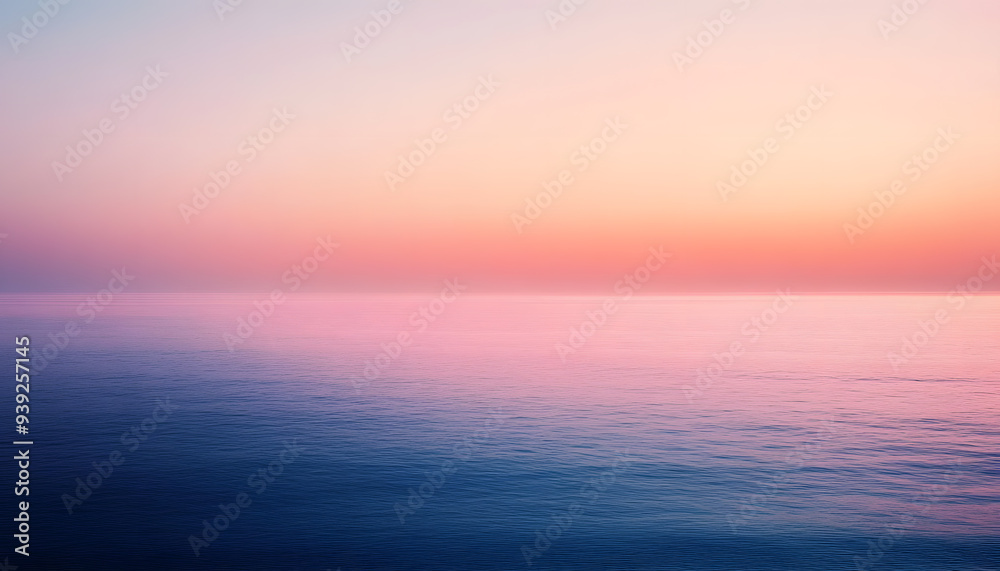 Obraz premium A simple gradient transitioning from a light to dark shade, creating a calm and soothing backdrop