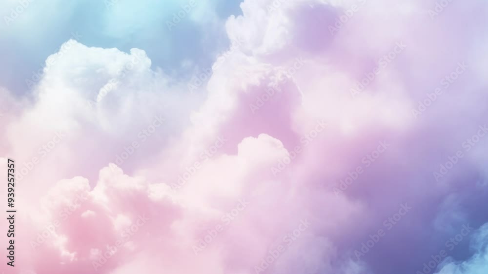 Pink clouds passing by softly in a fantasy sky. Beautiful Sunset Sun Cirrus Clouds in Colorful Sky Pink clouds passing by softly in a fantasy sky. Beautiful Sunset Sun Cirrus Clouds in Colorful Sky