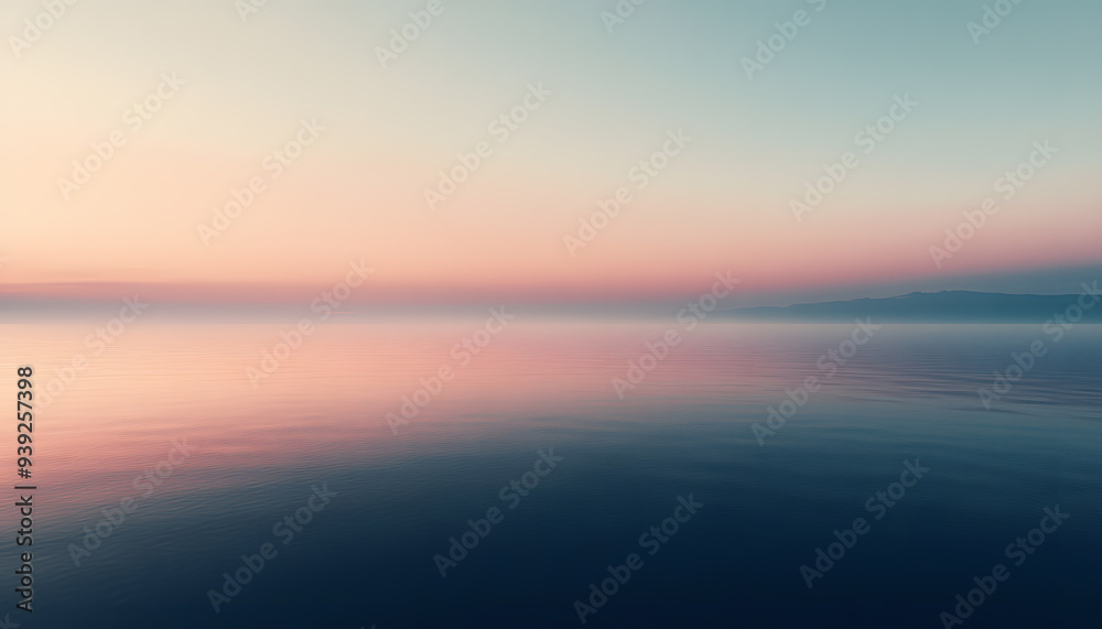 Obraz premium A simple gradient transitioning from a light to dark shade, creating a calm and soothing backdrop