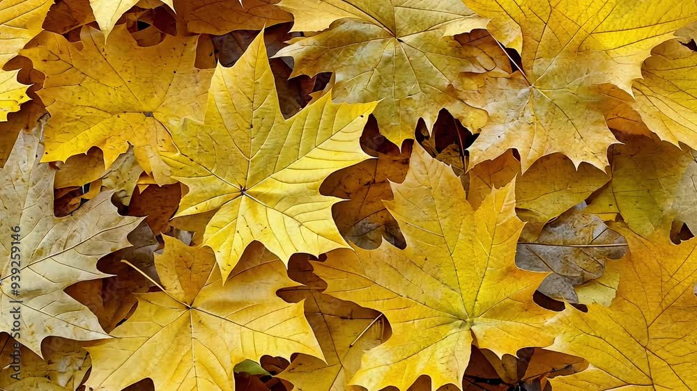 Golden and amber leaves blanket the forest floor, creating a picturesque autumn landscape filled with natural beauty. Golden and amber leaves blanket the forest floor, creating a picturesque autumn landscape filled with natural beauty.