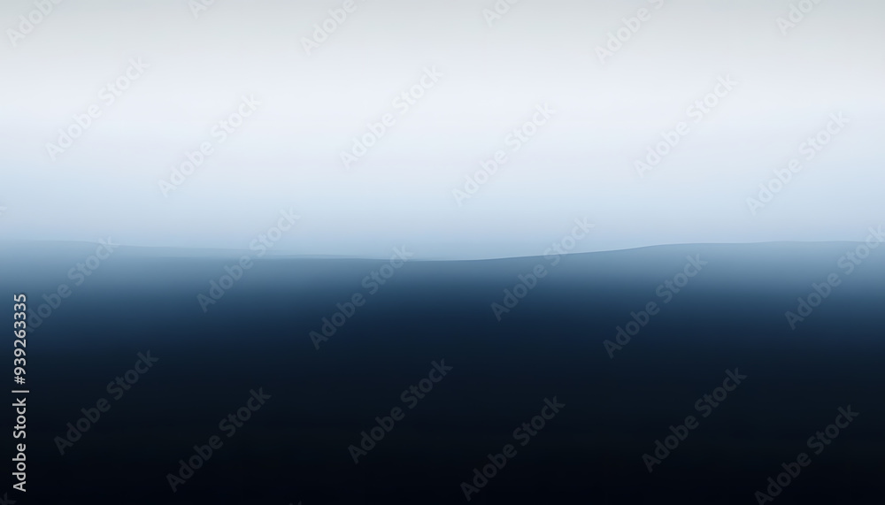 Fototapeta premium A simple gradient transitioning from a light to dark shade, creating a calm and soothing backdrop