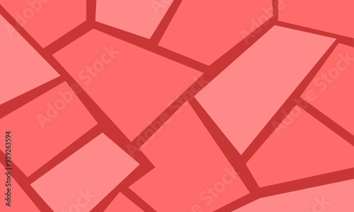 Abstract Geometric Background with Red Shades